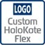 Custom HoloKote Flex - нанесение на карту тонкого защитного покрытия, имеющего эксклюзивный голографический узор произвольного размера. В качестве узора может использоваться рисунок, текст или логотип клиента.