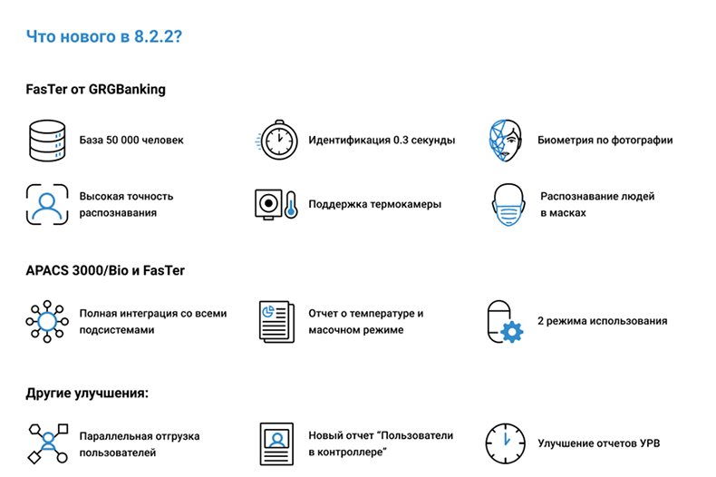 Что нового в APACS версии 8.2.2 Что нового в APACS версии 8.2.2